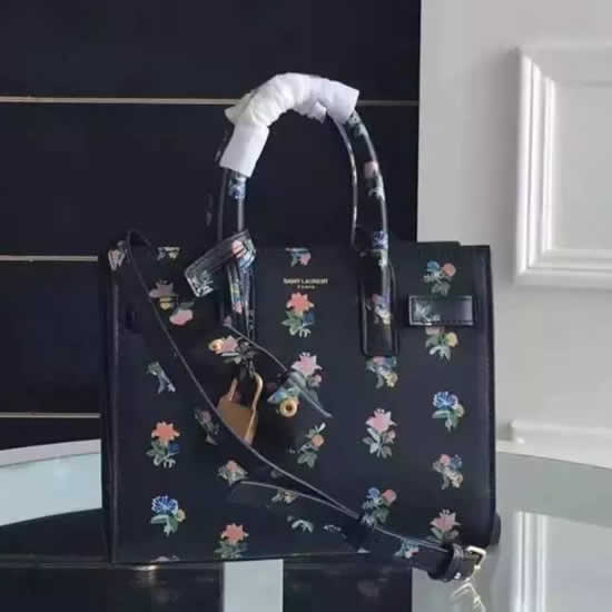 Replica Saint Laurent Nano Sac De Jour Bag In Prairie Flower Printed Leather